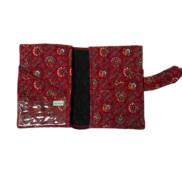 Vera Bradley Red and Green Patterned Wallet - Picture 3 of 9